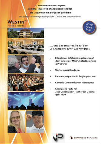 Einladung zum 2. Champions & VIP-ZM-Kongress in Dresden