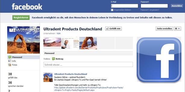 Gute Verbindungen knüpfen: Ultradent Products auf Facebook