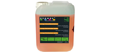 oneway orange Schnelldesinfektion 