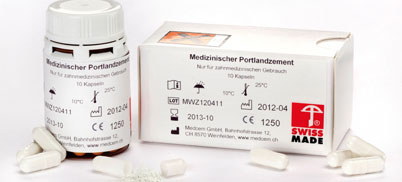 Medizinischer Portlandzement