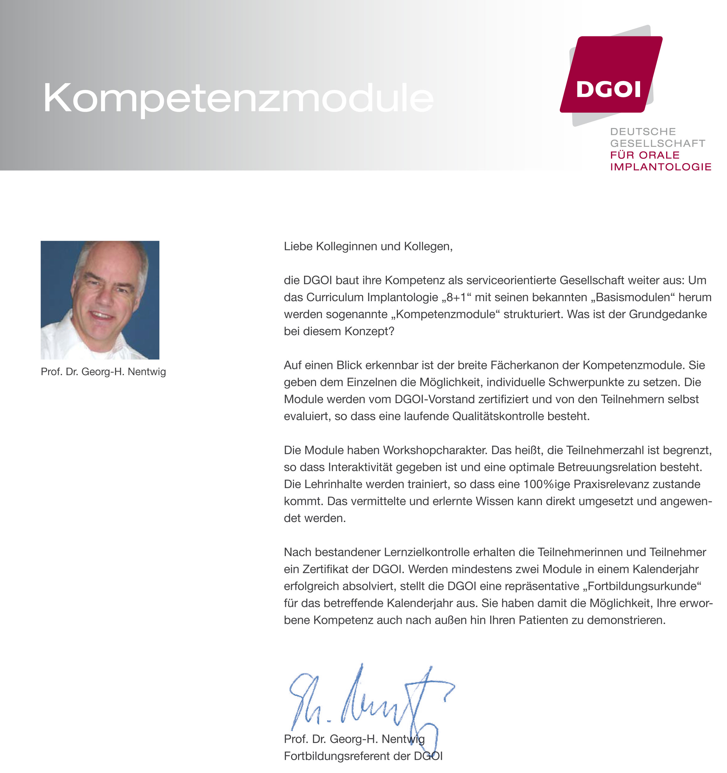 Kompetenzmodule