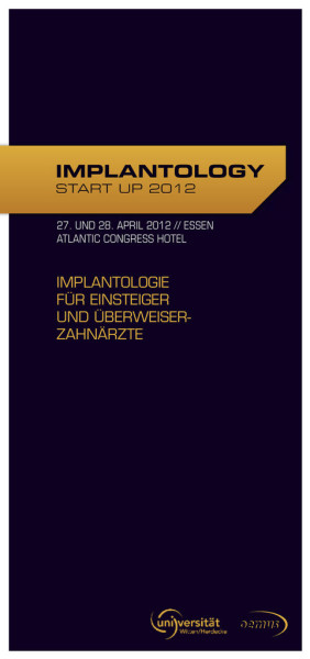 IMPLANTOLOGY START UP 2012