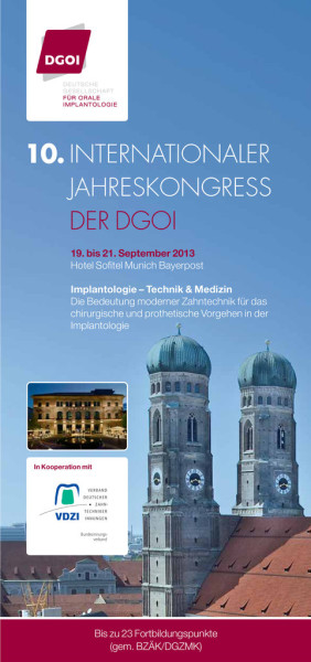 10. Internationaler Jahreskongress der DGOI