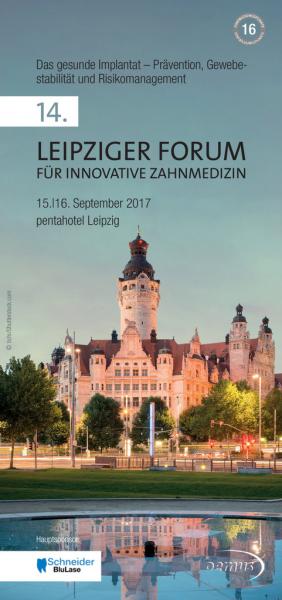14. Leipziger Forum für Innovative Zahnmedizin