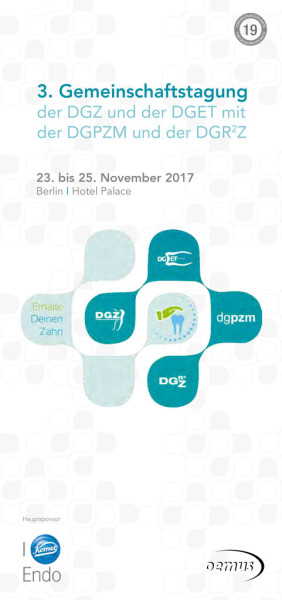 3. Gemeinschaftstagung der DGZ mit der DGET, DGPZM und der DGR²Z