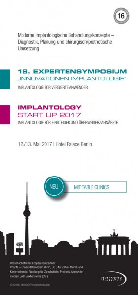 IMPLANTOLOGY START UP 2017/EXPERTENSYMPOSIUM