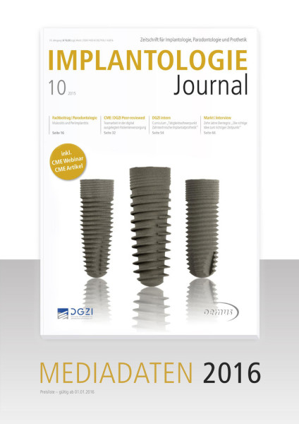 Mediadaten Implantologie Journal