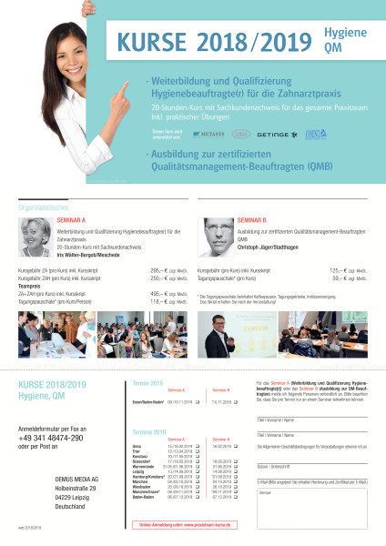 Hygienekurse 2018/19
