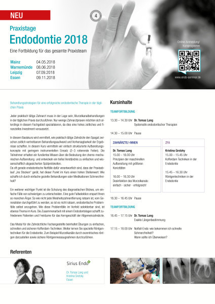 Praxistage Endodontie 2018