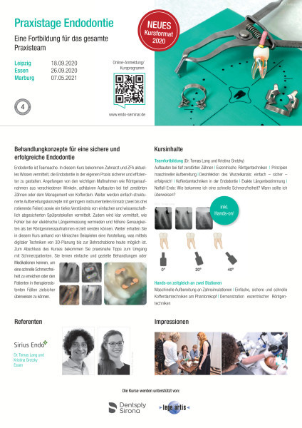 Kursreihe Endodontie
