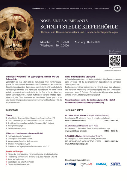 Schnittstelle Kieferhöhle
