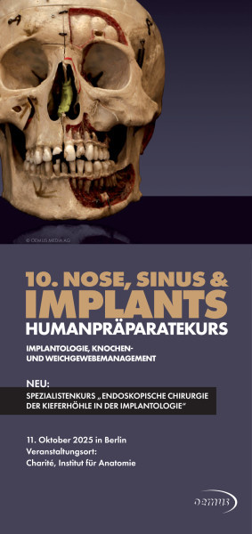 Humanpräparatekurs "Nose, Sinus & Implants" 