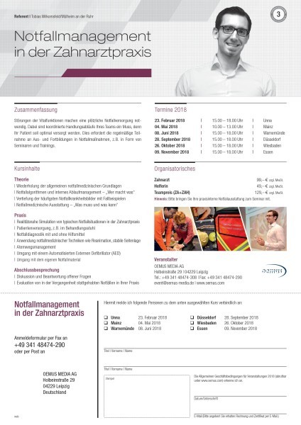 Notfallmanagement in der Zahnarztpraxis