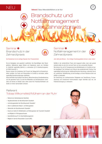 Brandschutz und Notfallmanagement in der Zahnarztpraxis