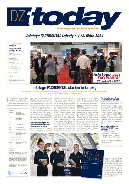 DENTALZEITUNG today infotage FACHDENTAL Leipzig
