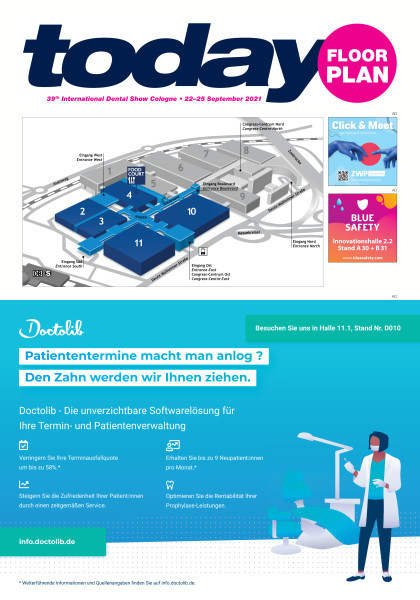 today zur IDS 2021– Hallenplan 