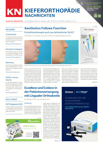 KN Kieferorthopädie Nachrichten 09/26