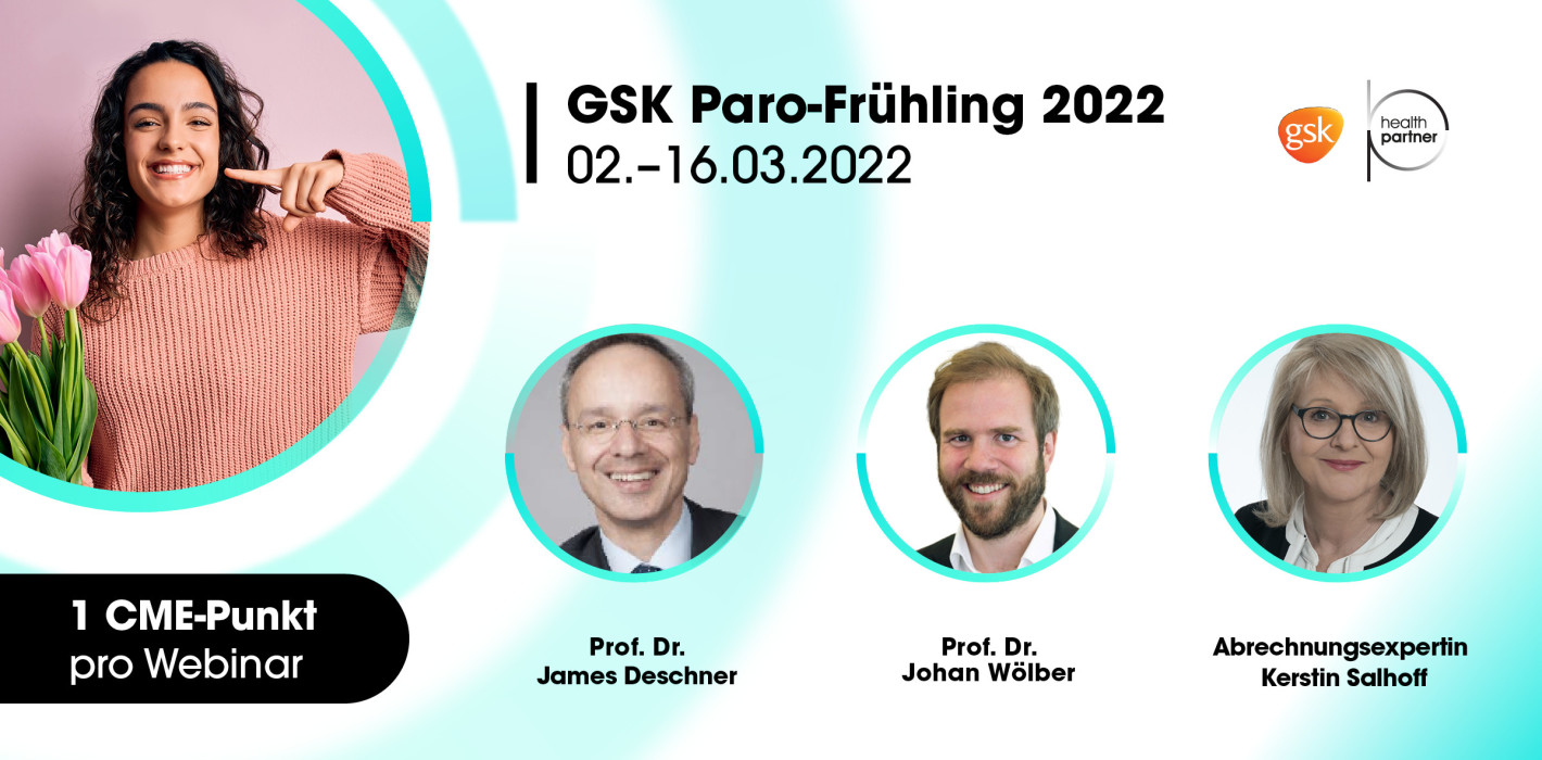 GSK Paro-Frühling 2022 – Webinare von Profis für Profis