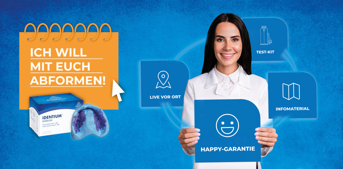 Jetzt gemeinsam Abformen und Identium® Test-Kit gewinnen!