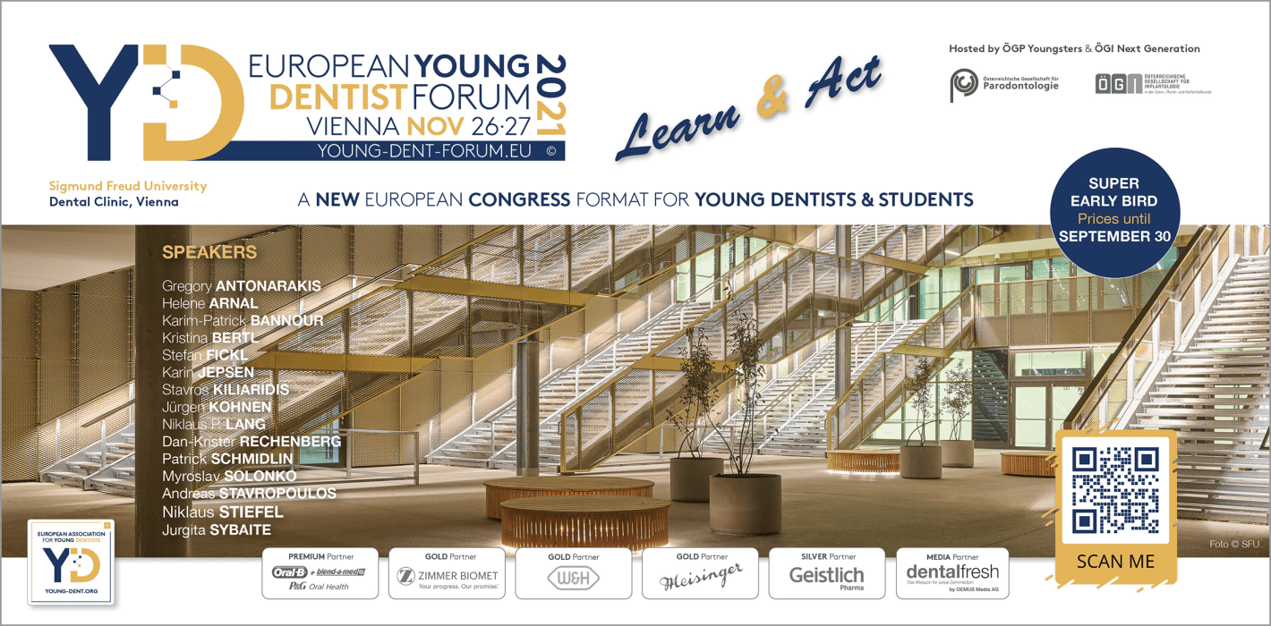 Kick-Off für das neue EUROPEAN YOUNG DENTIST FORUM 2021 in Wien