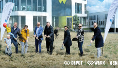 xWERK & xDEPOT: Erster Spatenstich für Neubau mit gläserner Manufaktur