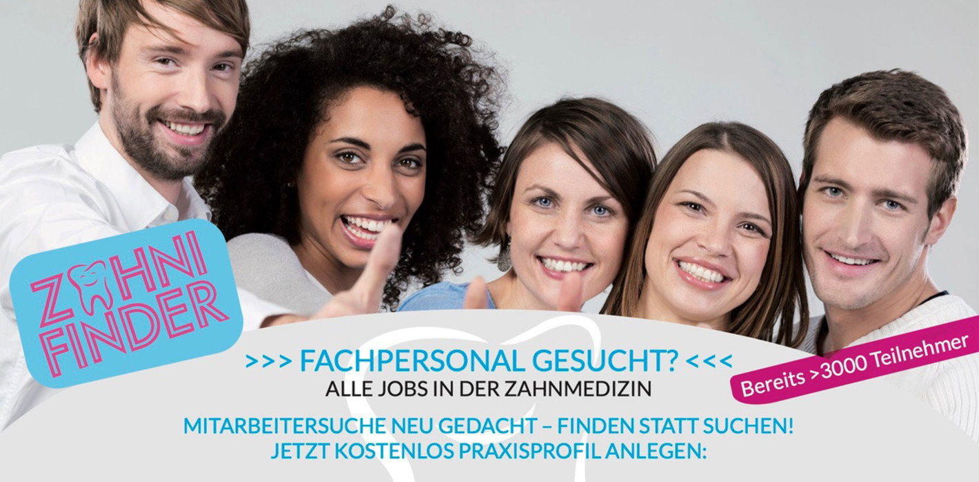 Mit ZahniFinder.de interaktiv online Fachkräfte finden