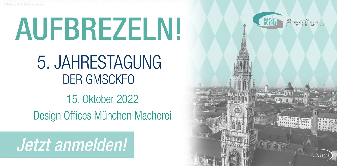5. Jahrestagung der GMSCKFO im Oktober in München