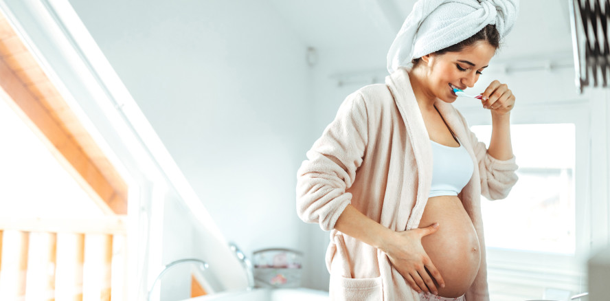 Individuelle häusliche Zahnpflege in der Schwangerschaft