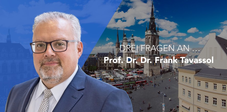 3 Fragen an… den neuen Professor der MLU: Prof. Dr. Dr. Frank Tavassol
