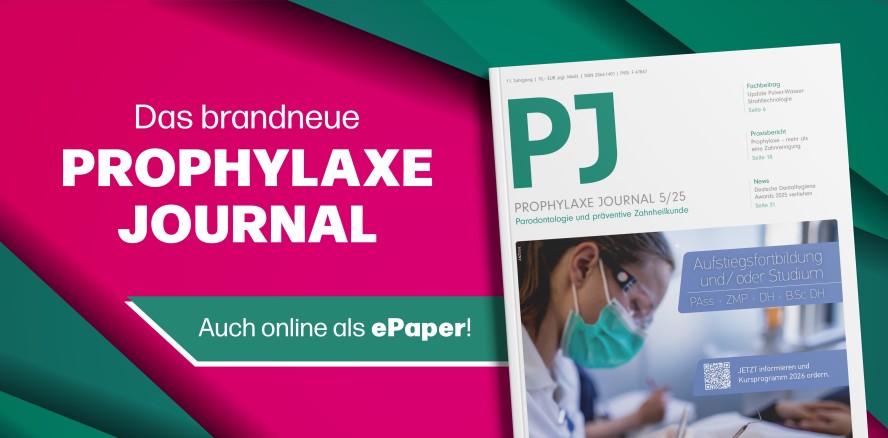 Von Prävention bis Praxismanagement: Das neue Prophylaxe Journal ist da