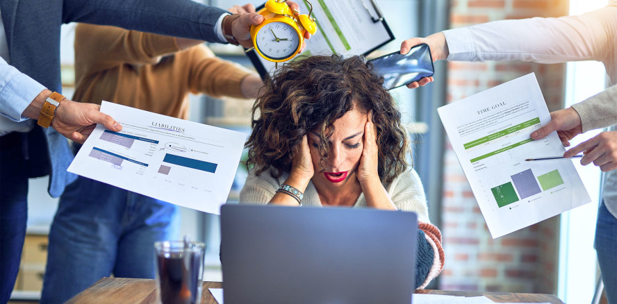 Arbeitnehmenden-Befragung: Stress und Arbeitsbelastung hoch