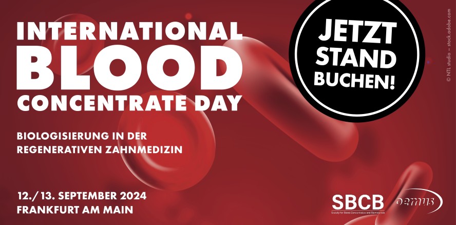 International Blood Concentrate Day: Jetzt Stand buchen!