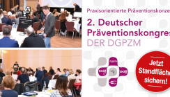 2. Präventionskongress der DGPZM: Jetzt Standflächen sichern!
