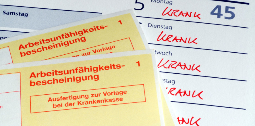 Zum Beweiswert einer Arbeitsunfähigkeitsbescheinigung