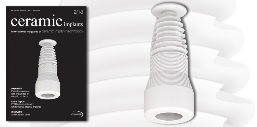Druckfrisch & online: Aktuelle Ausgabe der ceramic implants
