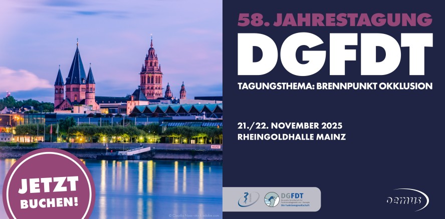 58. Jahreskongress der DGFDT: Jetzt Veranstaltungsbeteiligung buchen!