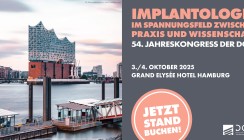 Implantologie – Digitaler Workflow im Fokus: Jetzt Beteiligung buchen!