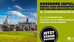 Implantologie in Dresden – 55. Internationaler Jahreskongress der DGZI