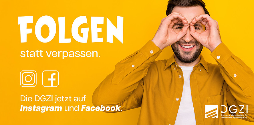 Implantologie im Feed – Die DGZI jetzt auch auf Instagram & Facebook