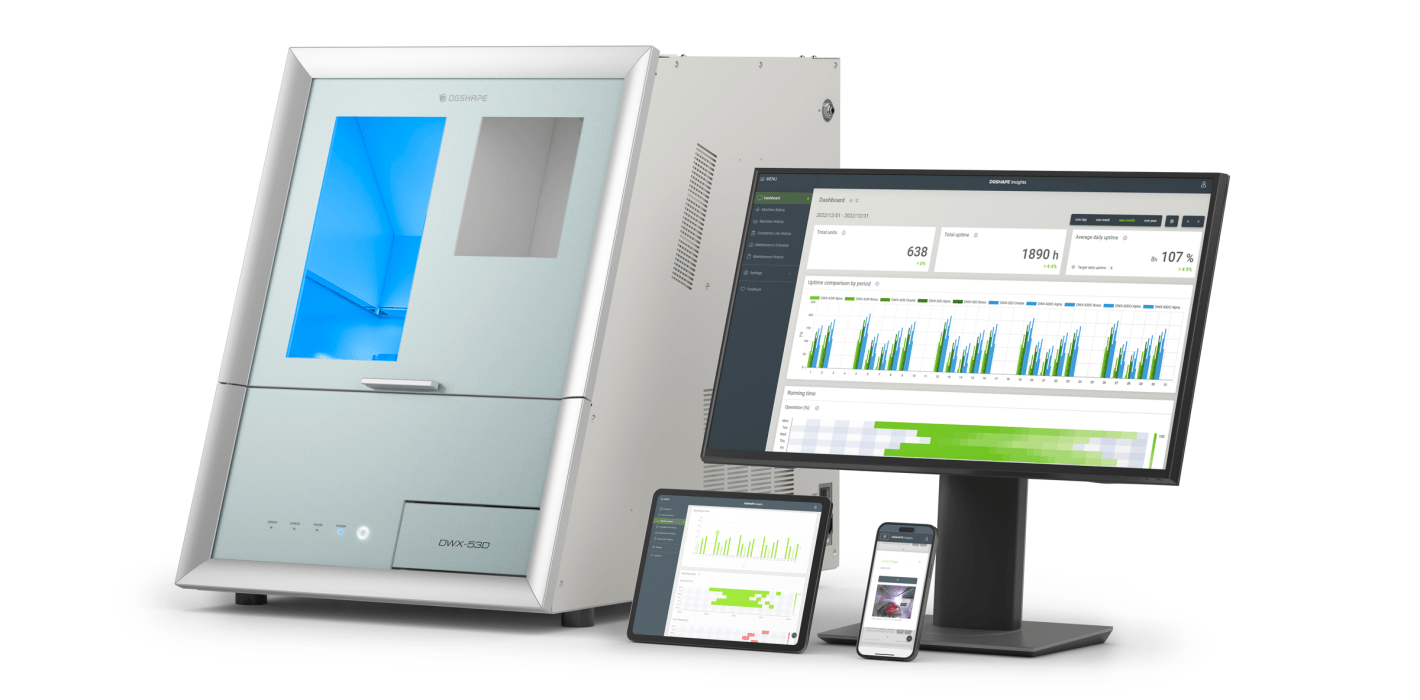 DGSHAPE DWX-53D: Ein Quanten­sprung bei Desktop-Dentalfräsern