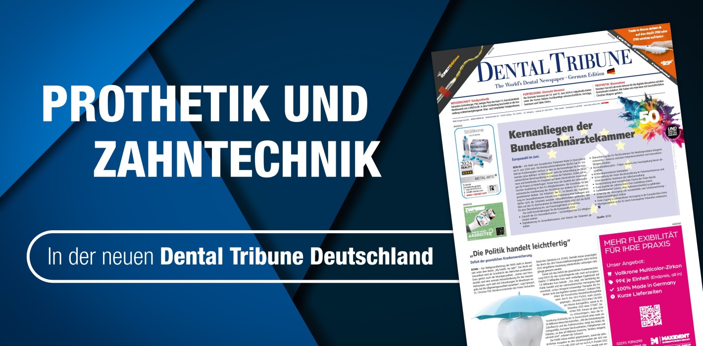 Druckfrisch und brandneu: Dental Tribune Deutschland 3/2024