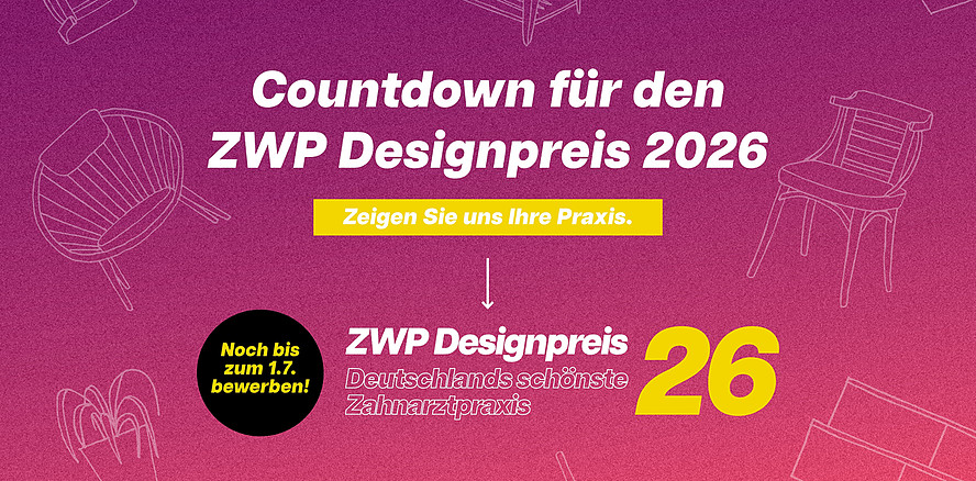 ZWP Designpreis 2026: Noch bis zum 1. Juli bewerben und Chance auf Praxisvideo sichern!