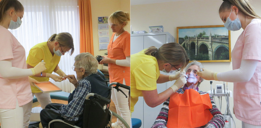 Dienstag ist Heimtag: Zahnärztin berät Senioren und Pflegekräfte