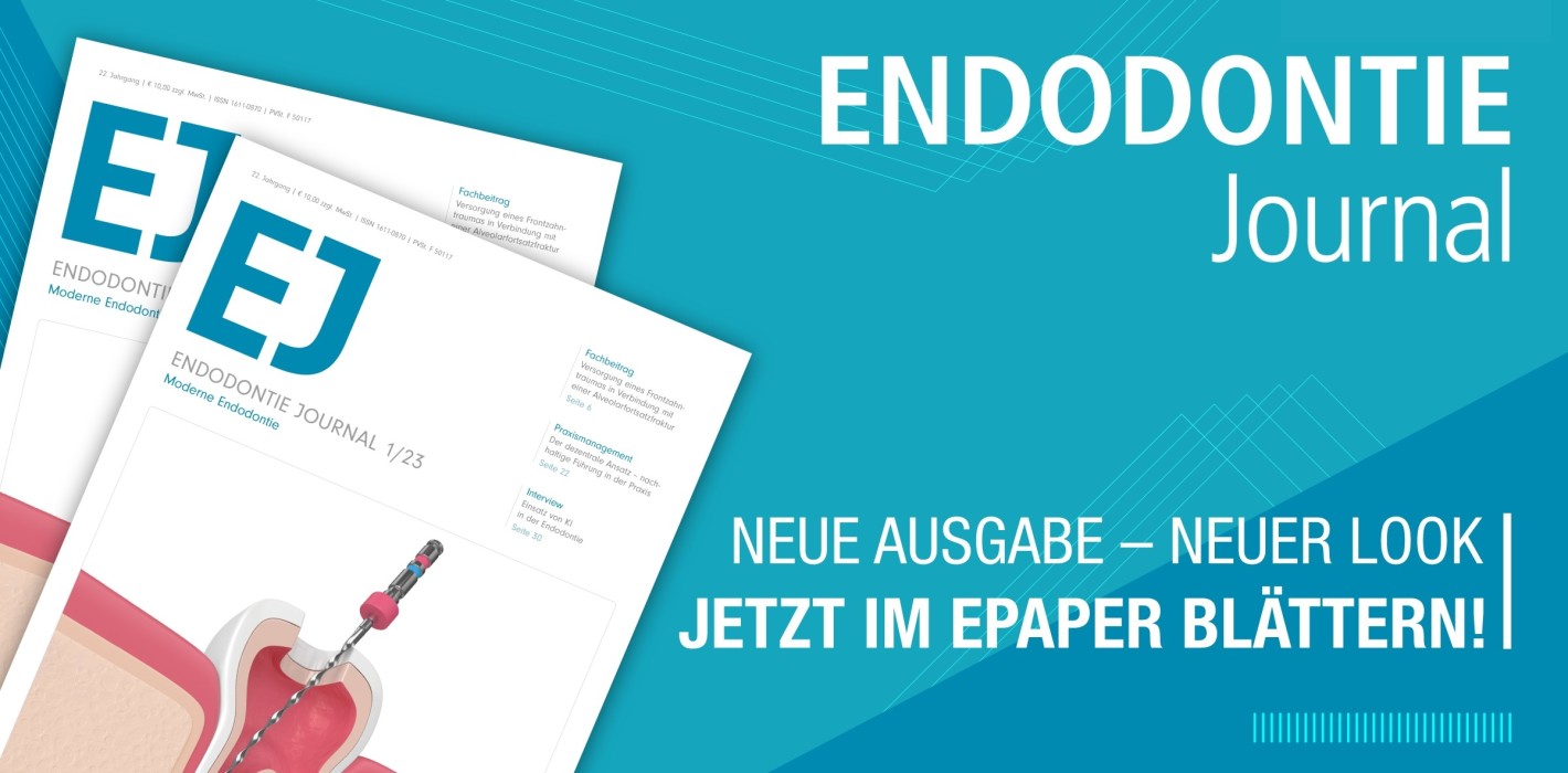 Erste Ausgabe des Endodontie Journal 2023 ab jetzt verfügbar