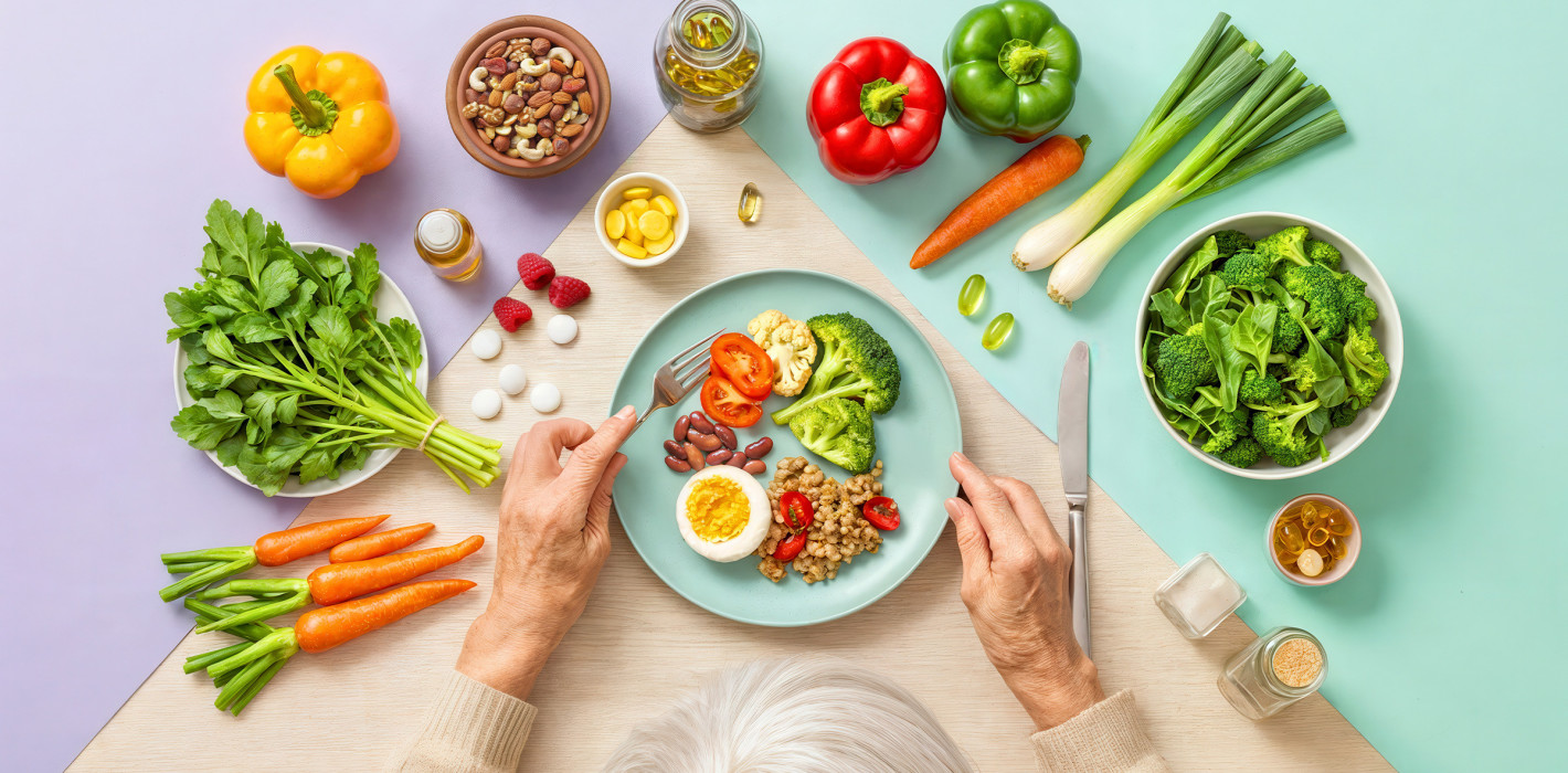 Welche Ernährungsmuster tragen zum gesunden Altern bei?
