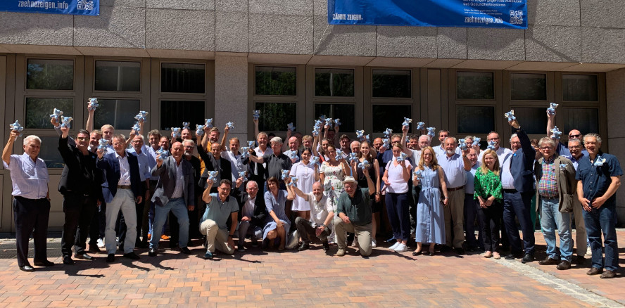 FVDZ Bayern in München unterstützt zentrale Protestkundgebung