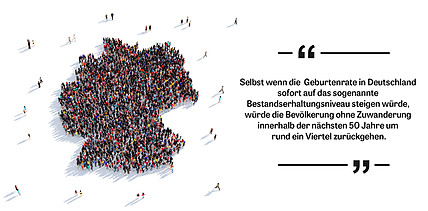 Selbst mit mehr Kindern schrumpft Deutschland