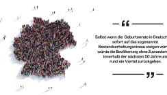 Selbst mit mehr Kindern schrumpft Deutschland