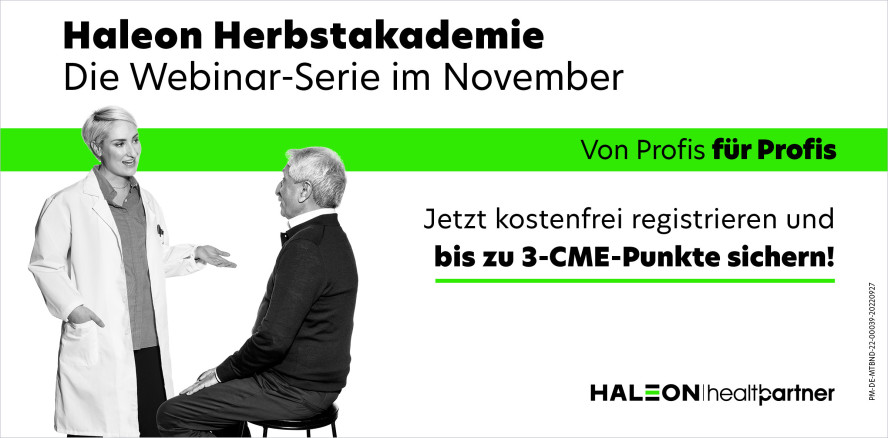 Informativ hoch drei: 3 CME-Punkte für 3 Webinare erhalten