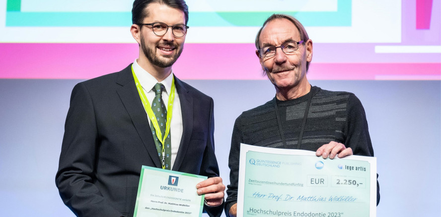 Professor Dr. Matthias Widbiller erhält Hochschulpreis